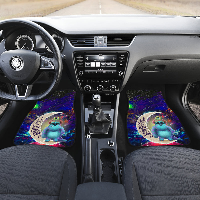 Monster Inc Sully And Mike Love You To The Moon Galaxy Car Floor Mats Car Accessories Nearkii