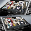 Nightmare Before Christmas Jack And Sally Couple Car Auto Sunshades Nearkii