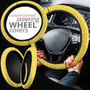 Yellow Lemon Premium Car Steering Wheel Cover Nearkii
