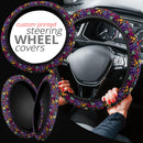 Birds Flower Forest Premium Car Steering Wheel Cover Nearkii