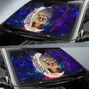 Cute Owl Love You To The Moon Galaxy Car Auto Sunshades Nearkii