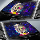 Mouse Couple Love You To The Moon Galaxy Car Auto Sunshades Nearkii