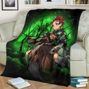 Tanjiro Demon Slayer Moonlight Premium Blanket Nearkii