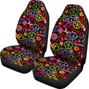 Best Hippie Wallpaper With Peace Symbol Premium Custom Car Seat Covers Decor Protector Nearkii