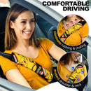 Pikachu car seat belt covers Anime Pokemon Custom Car Accessories Nearkii