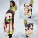 Kimetsu No Yaiba Girl 1 Economy Hooded Blanket Nearkii