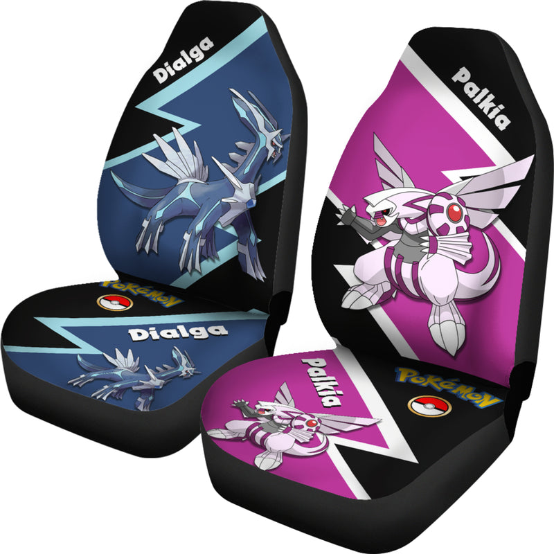 Dialga Palkia Pokemon Premium Custom Car Seat Covers Decor Protectors Nearkii