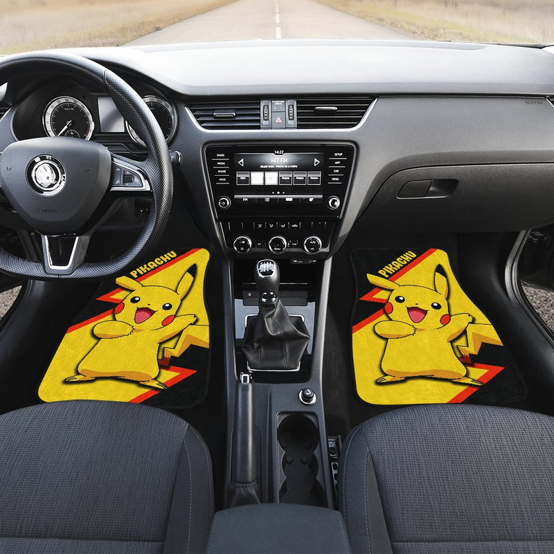 Pikachu Car Floor Mats Custom Anime Pokemon Car Interior Accessories Nearkii