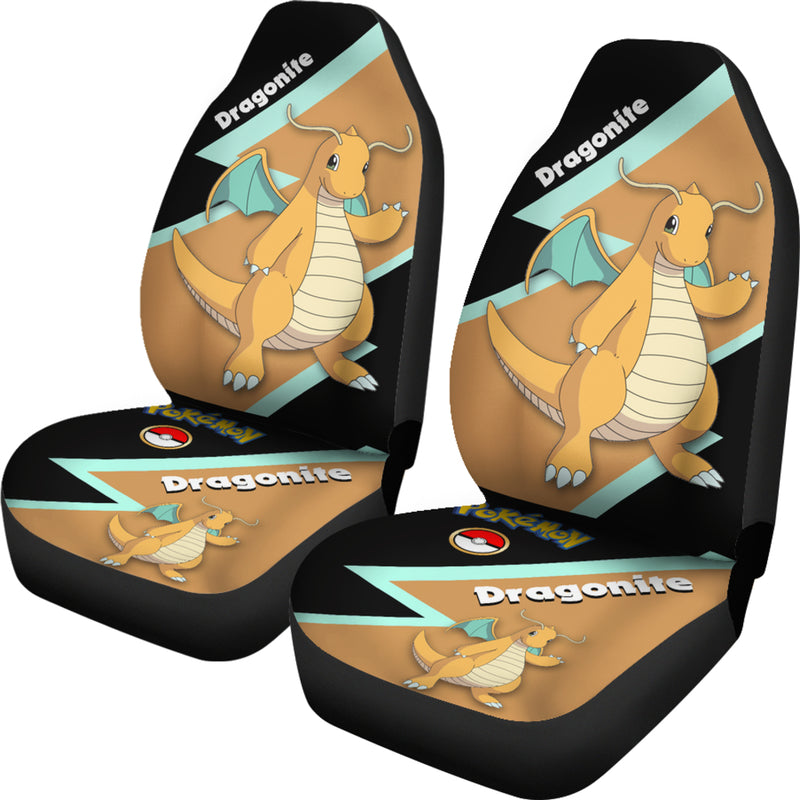 Dragonite Pokemon Premium Custom Car Seat Covers Decor Protectors Nearkii