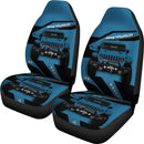 Jeep Blue Premium Custom Car Seat Covers Decor Protectors Nearkii