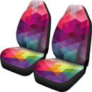 Best Triangles Pattern Premium Custom Car Seat Covers Decor Protector Nearkii