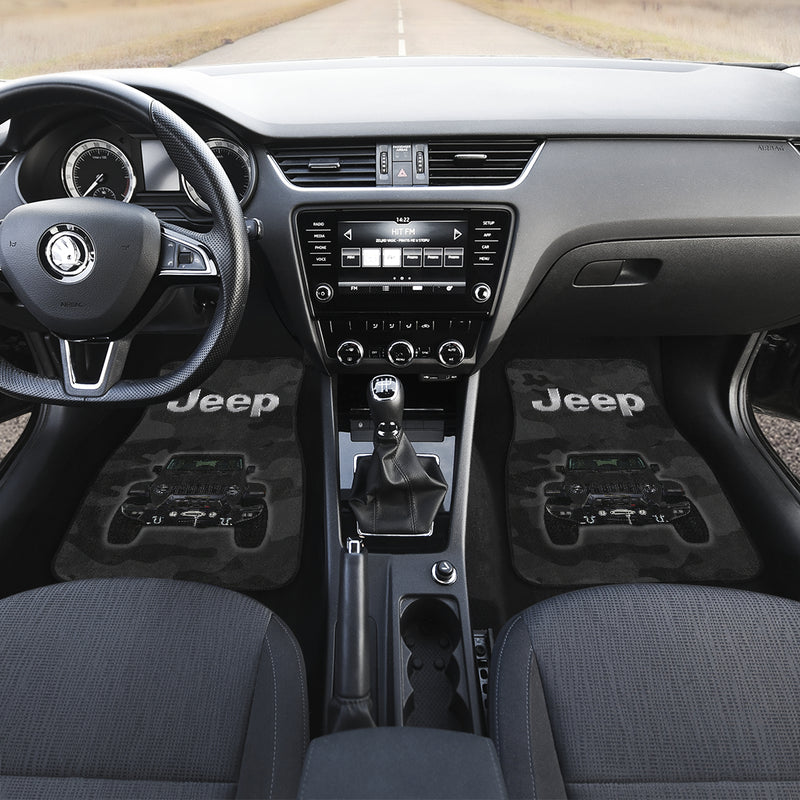 Black Jeep Camouflage Car Floor Mats Car Accessories Nearkii