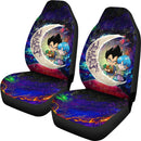 Vegeta And Bulma Dragon Ball Love You To The Moon Galaxy Premium Custom Car Seat Covers Decor Protectors Nearkii