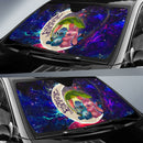 Stitch Angel Love You To The Moon Galaxy Car Auto Sunshades Nearkii