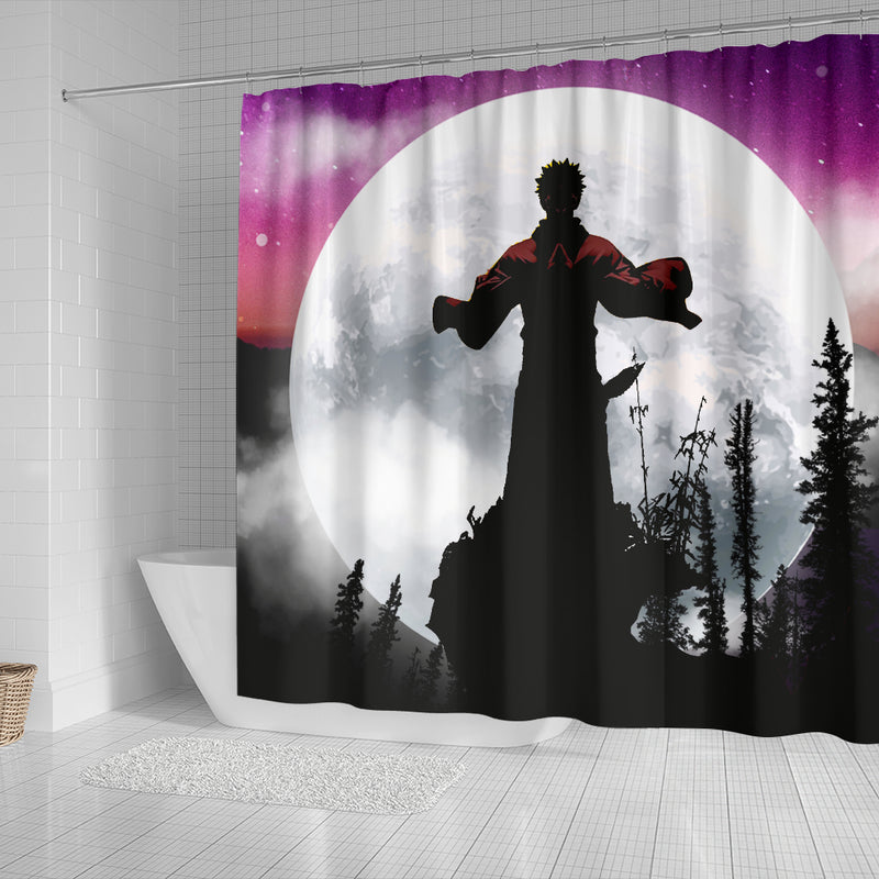 Jujutsu Kaisen Sukuna Moon Night Shower Curtain Nearkii