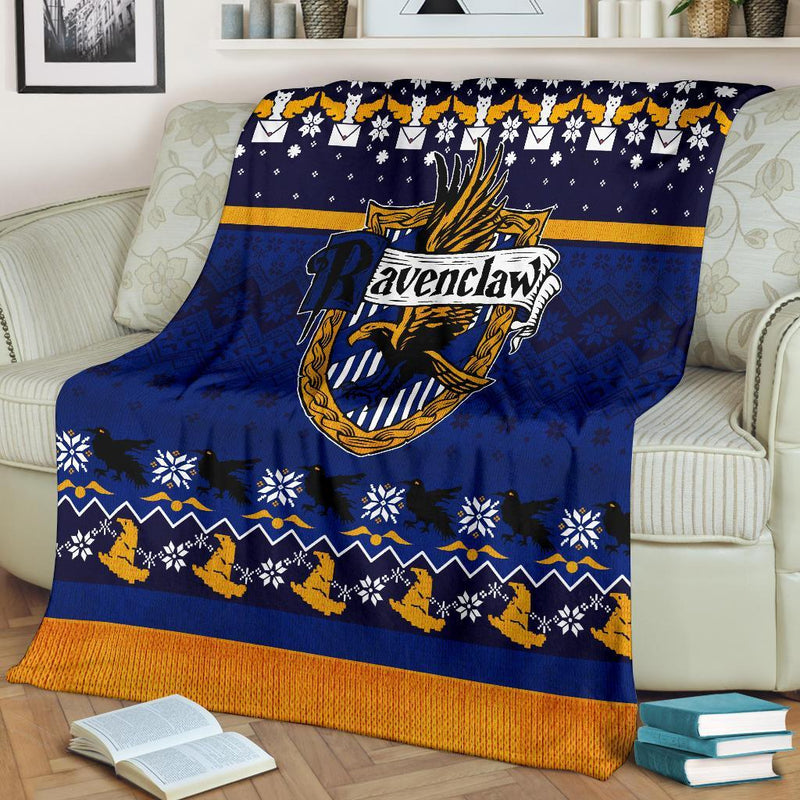 Harry Potter Ravenclaw Ugly Christmas Custom Blanket Home Decor Nearkii