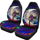 Anime Girl Soul Eater Love You To The Moon Galaxy Car Seat Covers Nearkii