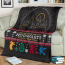 Harry Potter Rd Rather Stay At Hogwarts Ugly Christmas Custom Blanket Home Decor Nearkii
