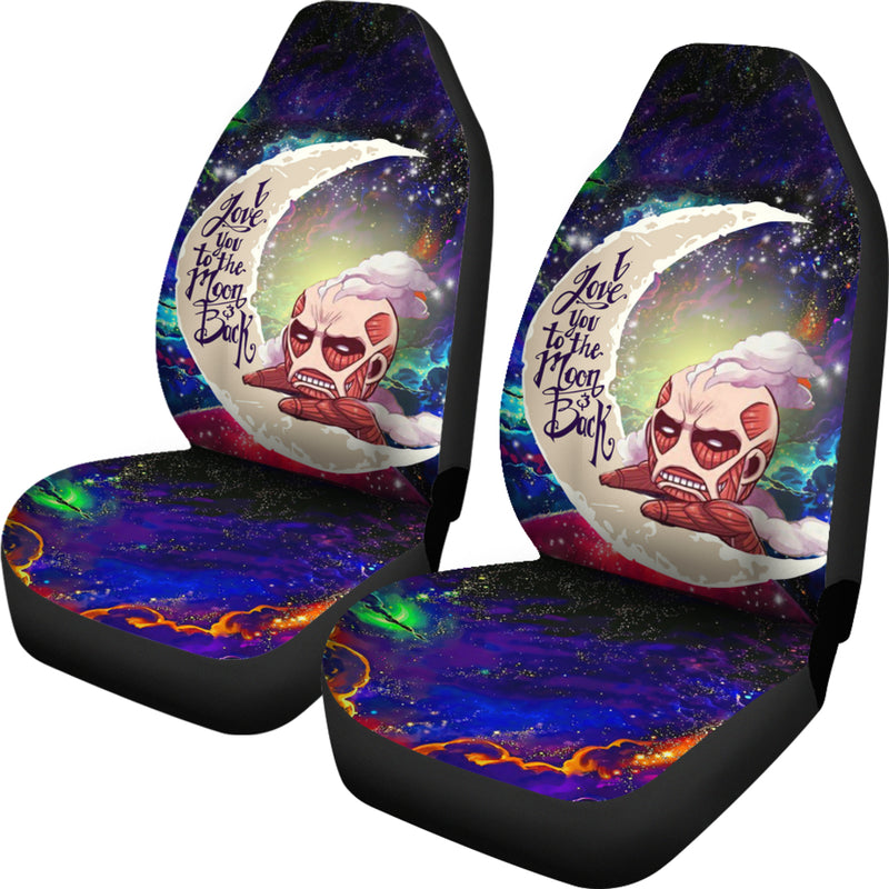 Attack on titan Love You To The Moon Galaxy Car Seat Covers Nearkii