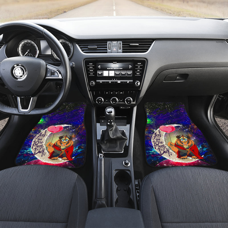 Beauty And The Beast Love You To The Moon Galaxy Car Mats Nearkii