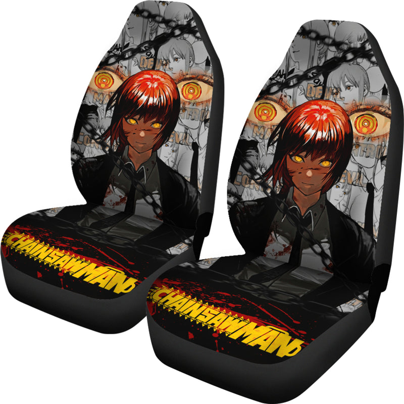 Makima Devil Chainsaw Man Premium Custom Car Seat Covers Decor Protectors Nearkii