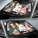 Family X Funny Driving Anya Loid Yor Dog Anime Car Auto Sunshades Nearkii