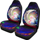 Ram And Rem Rezero Love You To The Moon Galaxy Car Seat Covers