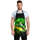 Mega X Rayquaza Moonlight Custom Apron Best Gift For Anyone Who Loves Cooking