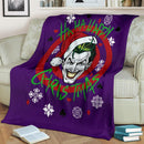 Joker Ha Ha Happy Christmas Ugly Christmas Custom Blanket Home Decor Nearkii