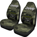 Green Jeep Camouflage Premium Custom Car Seat Covers Decor Protectors Nearkii