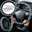 Winnie The Pood Moon Blue Premium Car Steering Wheel Cover Nearkii