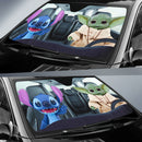 Baby Yoda And Stich Car Auto Sunshades Nearkii