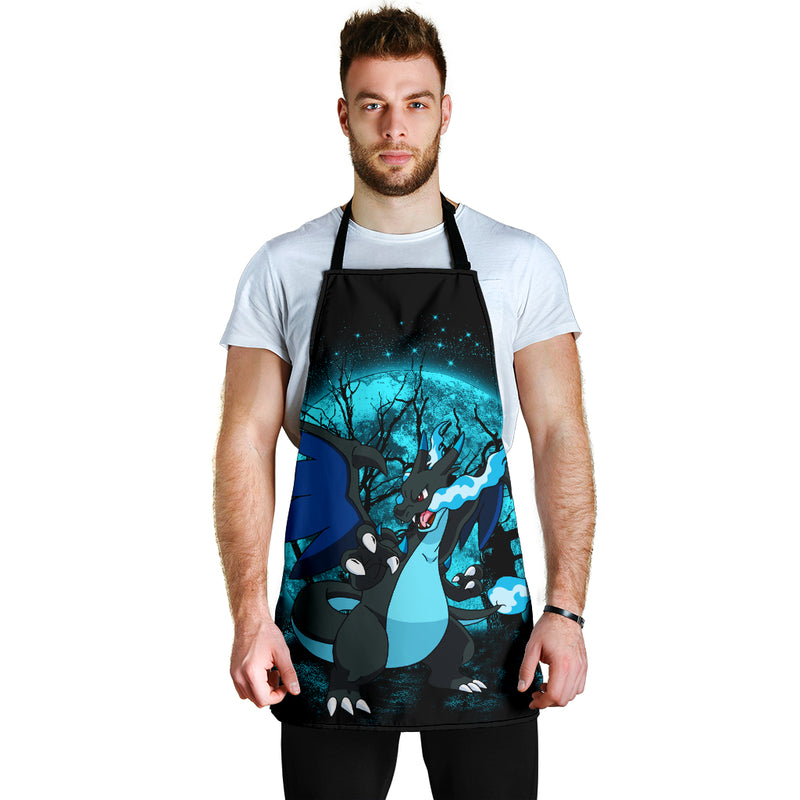 Charizard Mega X Moonlight Custom Apron Best Gift For Anyone Who Loves Cooking Nearkii