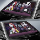Nightmare Before Christmas Jack Sally Lock Shock And Barrel Car Auto Sunshades Nearkii