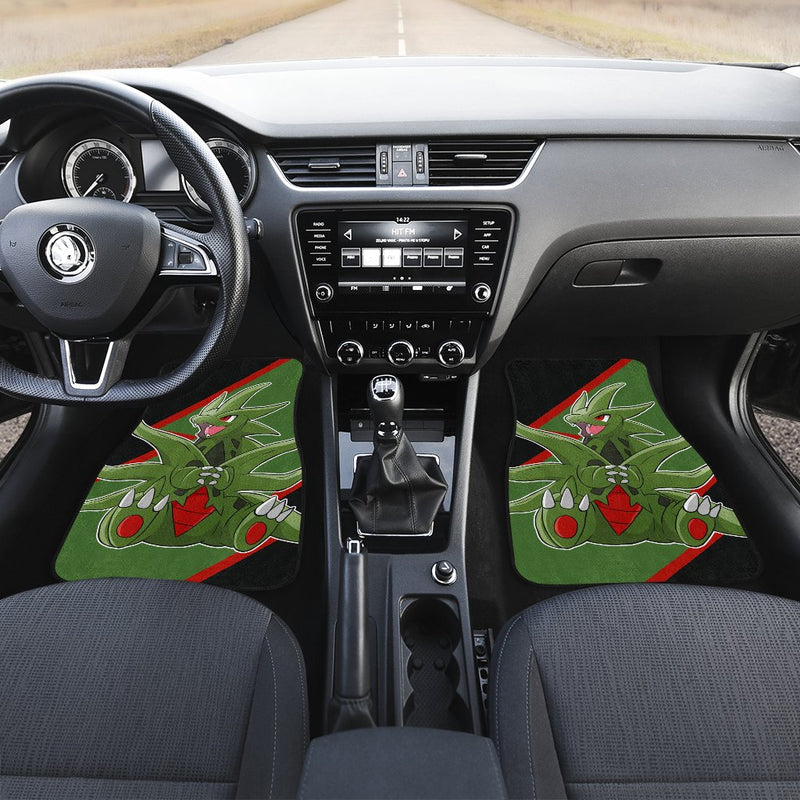 Tyranitar Car Floor Mats Custom Anime Pokemon Car Interior Accessories Nearkii