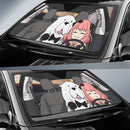 Spy X Family Anime Anya Evil Face And Bond Funny Car Auto Sunshades Nearkii