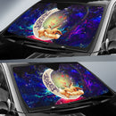 Cute Eevee Pokemon Couple Love You To The Moon Galaxy Car Auto Sunshades Nearkii