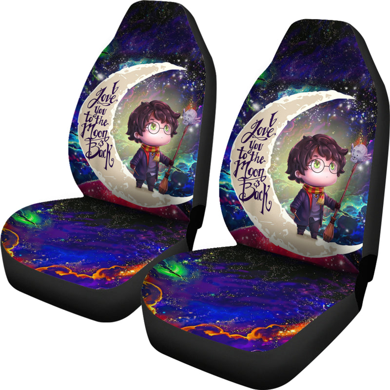 Harry Potter Chibi Love You To The Moon Galaxy Car Seat Covers Nearkii