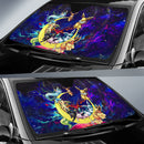 Eevee Evolution Pokemon Family Love You To The Moon Galaxy Car Auto Sunshades Nearkii