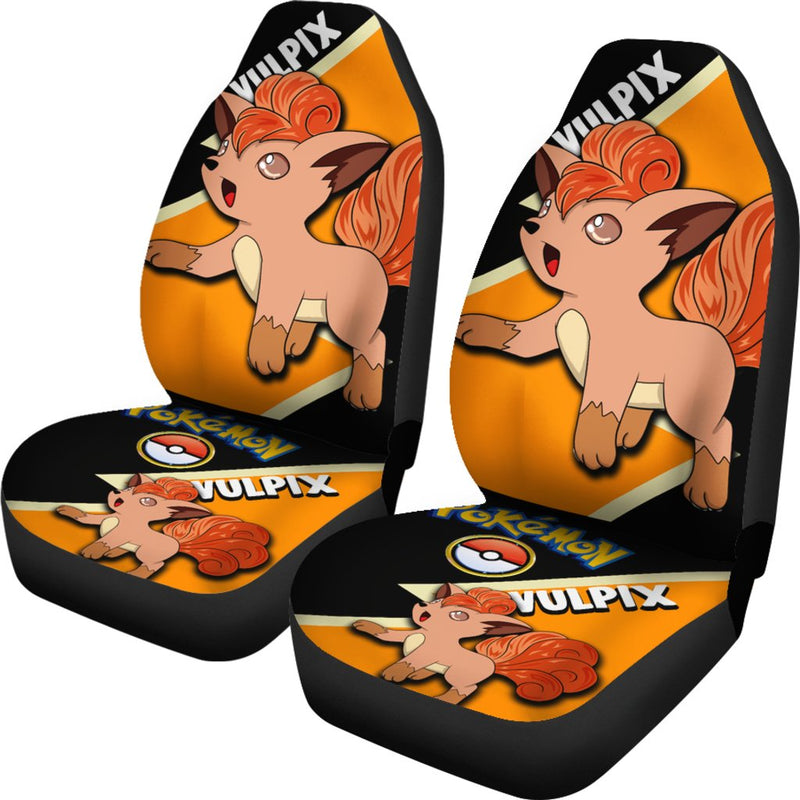 Vulpix Car Seat Covers Custom Anime Pokemon Car Accessories Nearkii