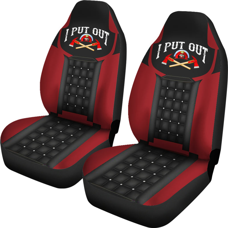 Best Us Fire Fighter 4 Premium Custom Car Seat Covers Decor Protector Nearkii