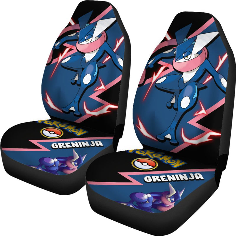 Greninja Car Seat Covers Custom Anime Pokemon Car Accessories Nearkii