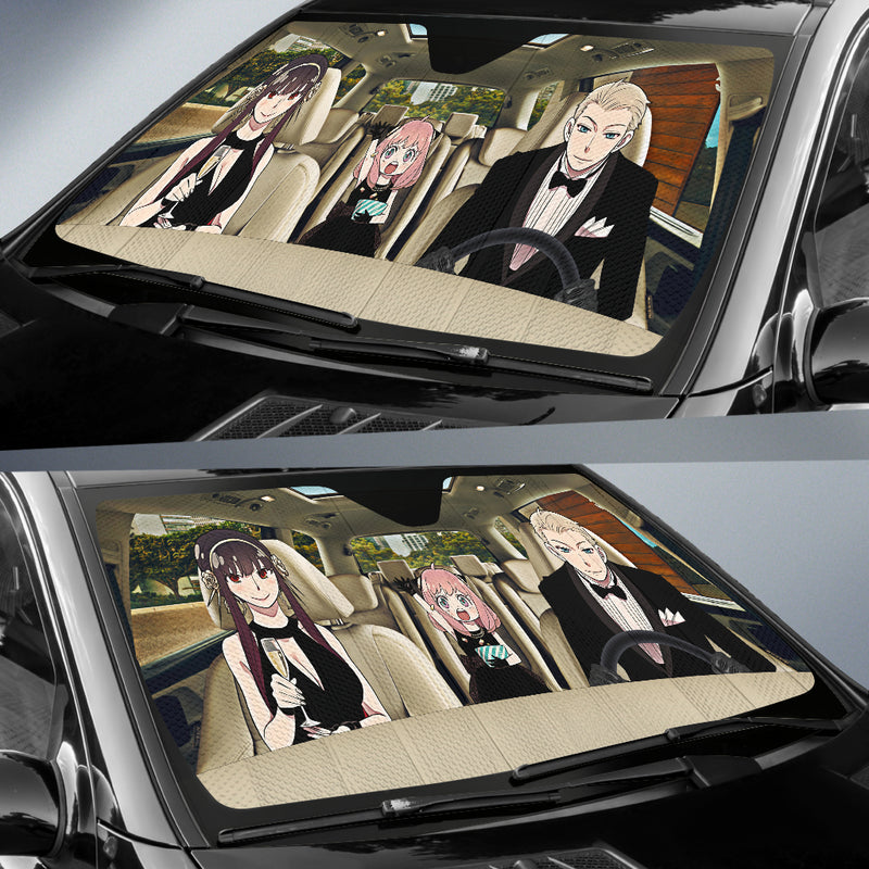 Spy X Family Anime Driving Car Auto Sunshades Nearkii