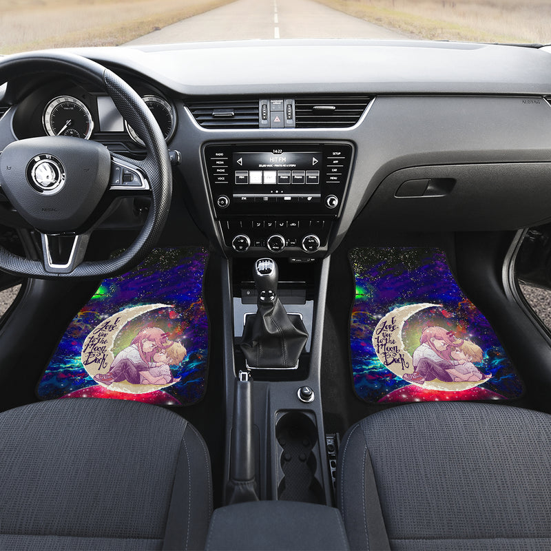 Chainsaw Man Denji x Power Love You To The Moon Galaxy Car Floor Mats Car Accessories Nearkii