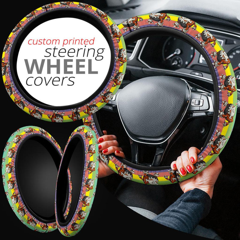 Heatran Pokemon Car Steering Wheel Cover Nearkii