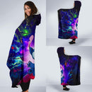 Stitch Yoga Love You To The Moon Galaxy Economy Hooded Blanket Nearkii