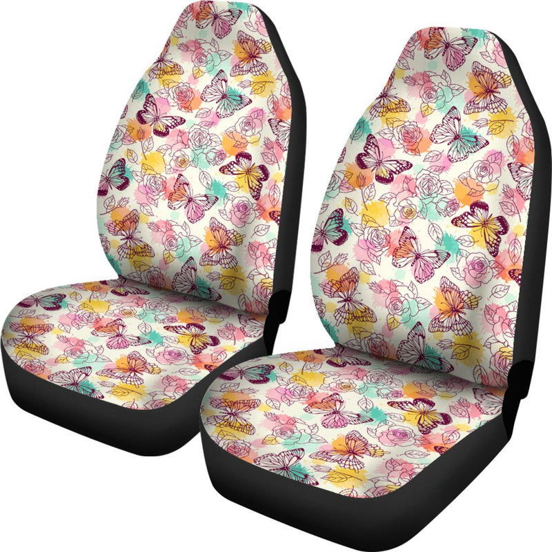 Best Butterfly Pattern Premium Custom Car Seat Covers Decor Protector Nearkii