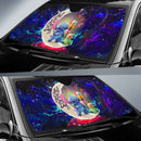 Cute Stitch Frog Icecream Love You To The Moon Galaxy Car Auto Sunshades Nearkii