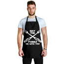 May The Forks Be With You Custom Apron Gift for Cooking Guys
