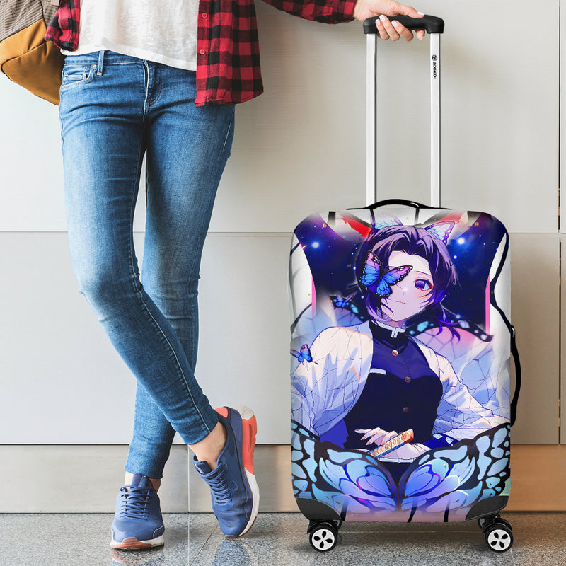 Shinobu Sky Butterfly Luggage Cover Suitcase Protector Nearkii